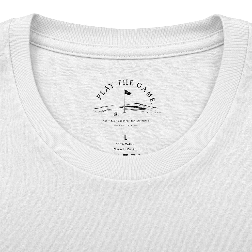 Zombie Hare Golf Chest & Back Graphic T-Shirt