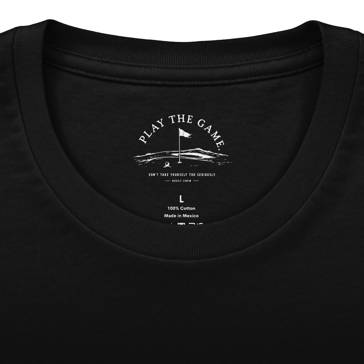 Skull Golf Ball Chest & Back Graphic T-Shirt