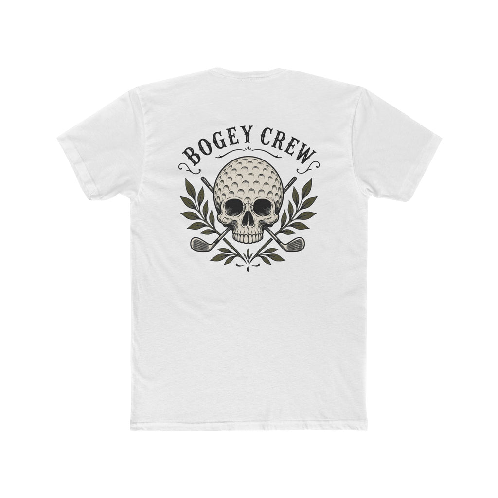 Skull Golf Ball Chest & Back Graphic T-Shirt