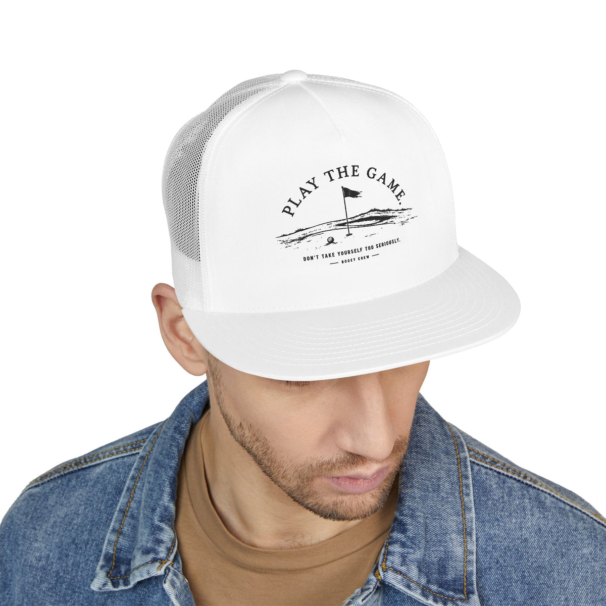 Play The Game Golf Trucker Hat | 5-Panel Snapback