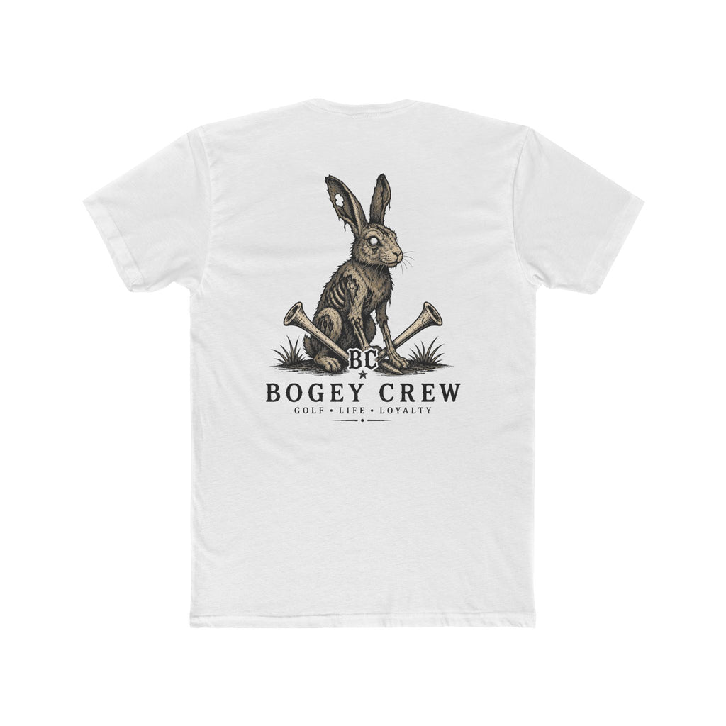 Zombie Hare Golf Chest & Back Graphic T-Shirt