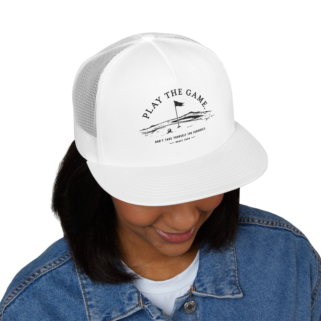 Play The Game Golf Trucker Hat | 5-Panel Snapback