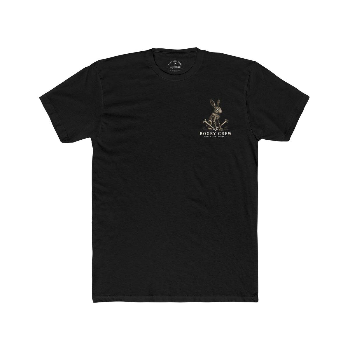 Zombie Hare Golf Chest & Back Graphic T-Shirt
