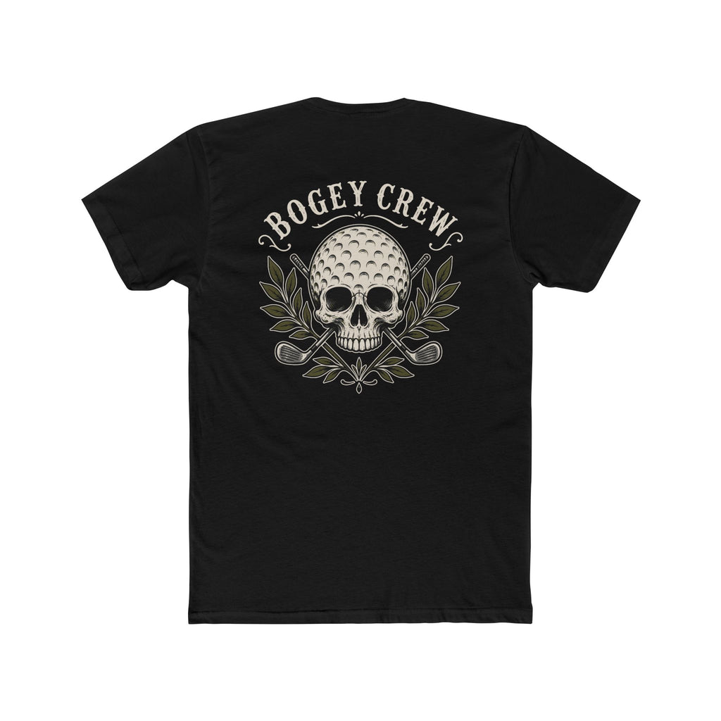 Skull Golf Ball Chest & Back Graphic T-Shirt