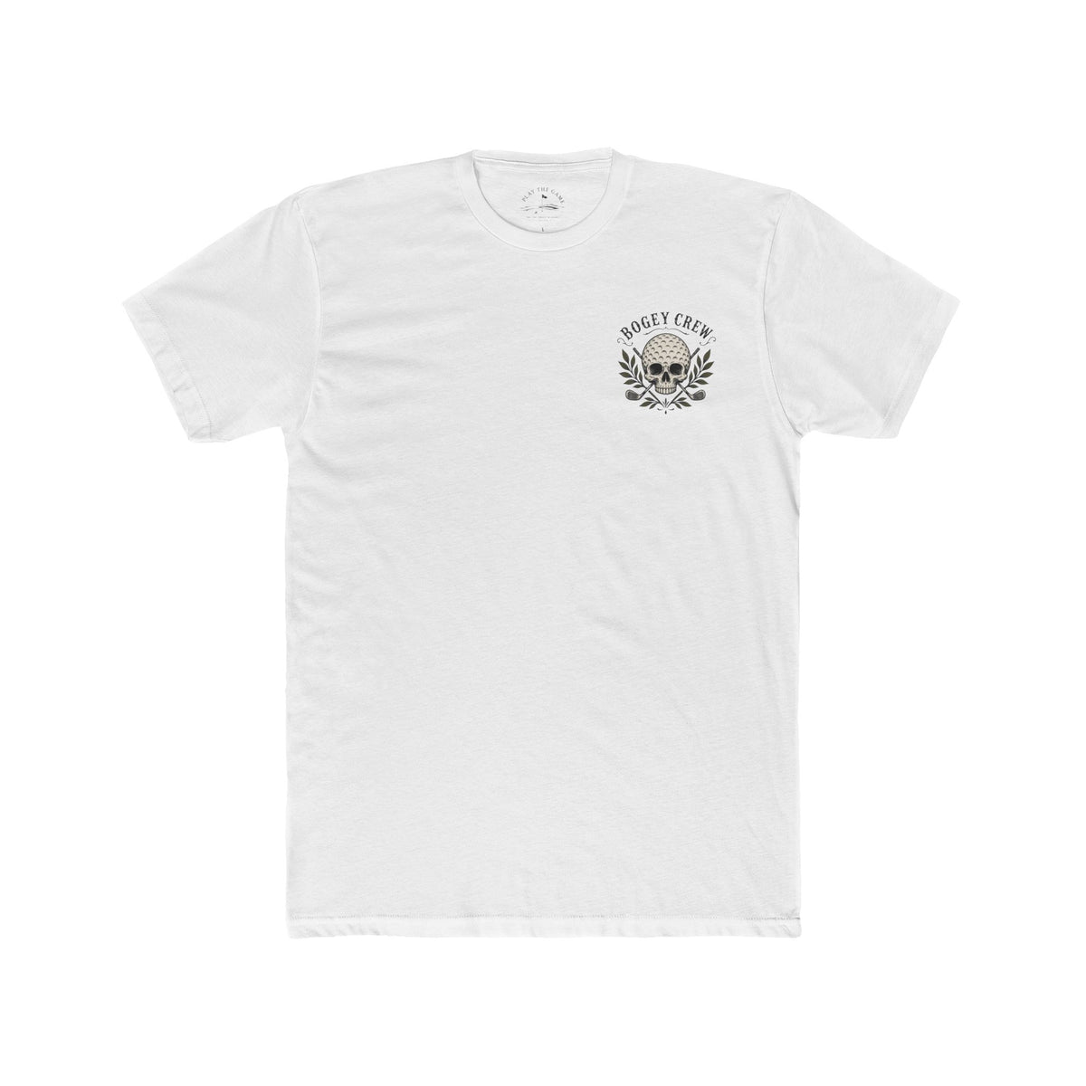 Skull Golf Ball Chest & Back Graphic T-Shirt